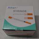 U-100 1 ml/cc 30 Gauge 1/2 Inch Syringe, Individually Packed, 100PCS
