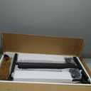 Standing Desk Adjustable Height, Mobile Stand Up Desks with Wheels Small Computer Desks Rolling Desk, Portable Laptop Desks Rustic Standing Table Sit Stand Home Office Desks 16"x31.5" Height 27"-43.5"