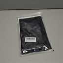 2-Pack Slightly Transparent Tights for girls & women, High Elasticity Sheen Pantyhose, For Work Dance Casual. (Black, L)