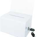 SHUMEI The suggestion box with a locked donation box is very suitable for donation, voting, bars, associations, and school voting