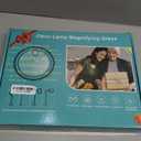 10X 30X Floor Magnifying Glass with Light and Stand,36 LED Flexible Gooseneck Magnifying Lamp, Adjustable Brightness Large Lighted Magnifiers for Reading,Sewing,Crafts,Painting,DIY,Close Work (Black)