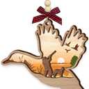 Duck Hunting Christmas Ornament 2025, Duck Hunter Ornaments for Tree - Outdoor Hunting Gifts for Men, Boys, Gifts for Hunters Dad, Grandpa, Friends - Wooden Hanging Decoration Keepsake