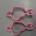 Cupid arrow cookie cutter and heart