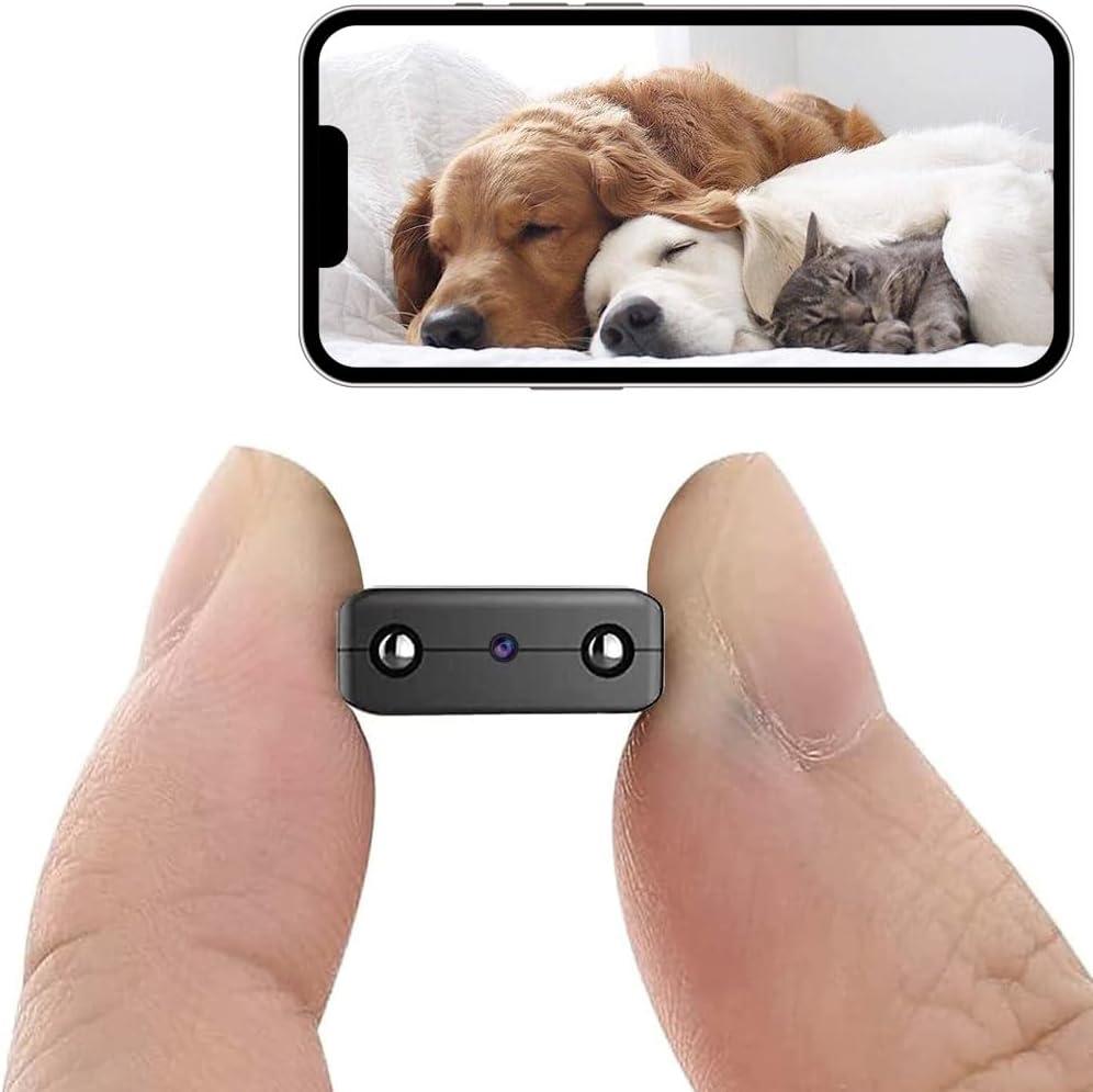 Mini Wireless Security Camera 1080P HD Nightwith PRI Human Detection, Small Indoor Surveillance Camera for Home Security