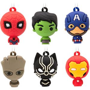 Hallmark Marvel Super Heroes Mini Christmas Ornaments, Shatterproof, Set of 6