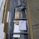 VECELO Twin Over Twin Bunk Bed with Trundle, Metal Bunkbeds with Ladder and Full-Length Guardrail, Noise Free, No Box Spring Needed, Black