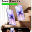 SMARTDEVIL 3 Pack Tempered Glass for iPhone 17 Screen Protector, Anti Blue Light, Eye Protection, SGS Military-Grade Shatterproof, Fast & Easy Installation, Case Friendly Design