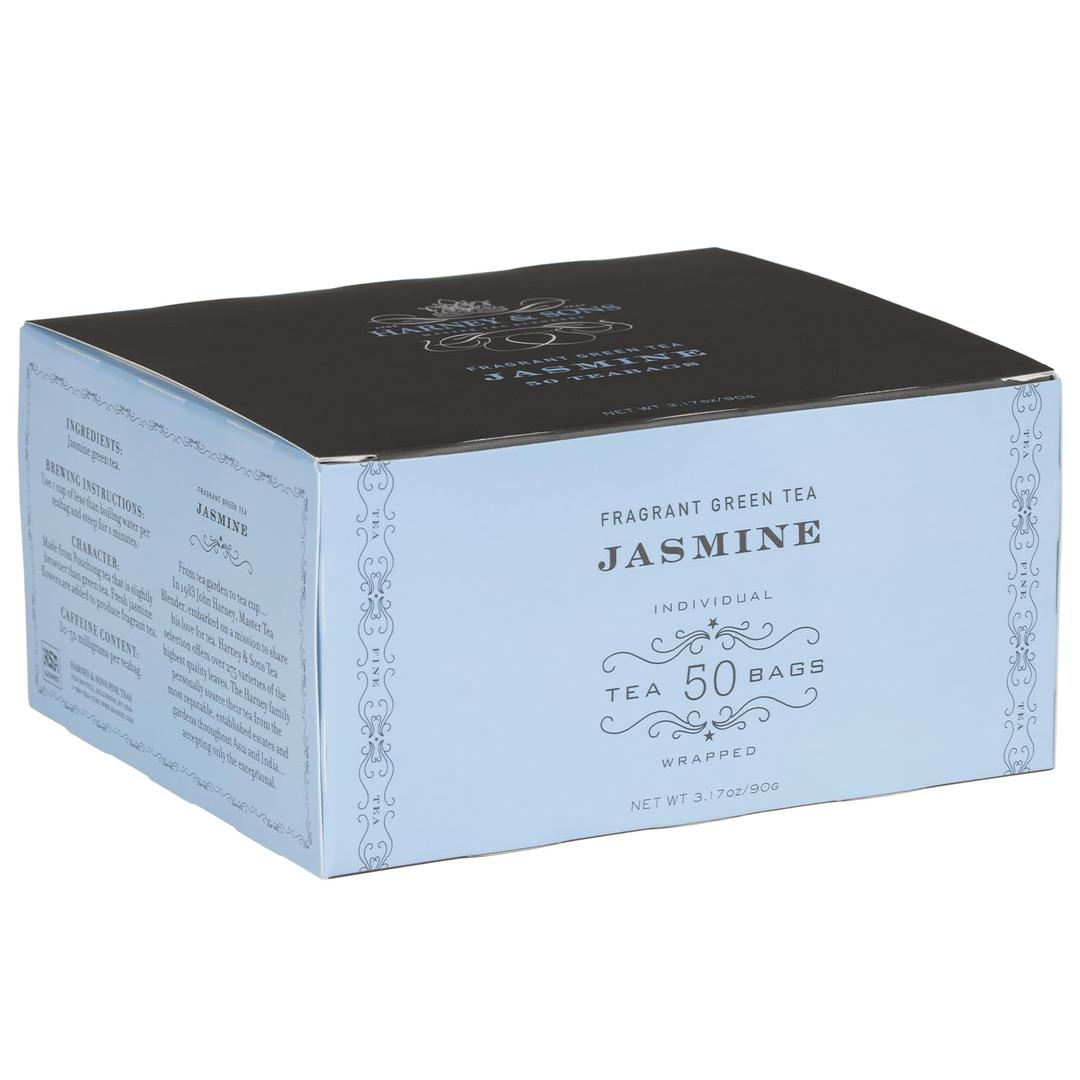 Harney & Sons Fine Teas Jasmine Fragrant Green Tea - 50 Teabags (EXP 05/21/28)