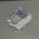 Cute Pilates Ruffle Socks for Women, Grippy Non-Slip Crew Socks with Embroidery for Yoga Barre Workout (White)