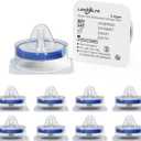 Syringe Filters PES Membrane, Sterile, 33mm Diameter, 0.22um Pore Size, Hydrophilic Filtration, Individually Packed, Pack of 10