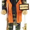 Clever Creations Hunter 14 Inch Traditional Wooden Nutcracker, Festive Christmas Dcor for Shelves and Tables