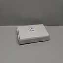 URSKYTOUS 3Pcs Makeup Bag Quilted Cosmetic Bag Set Bow Travel Large Makeup Pouch for Women Cute Portable Cotton Toiletry Bag Skincare Organizer Coquette Vintage Travel Essential (MH 3PCS White Blue)