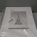 upsimples 9x12 Picture Frame Set of 5, Display Pictures 6x8 with Mat or 9 x 12 Without, Wall Gallery Photo Frames, White