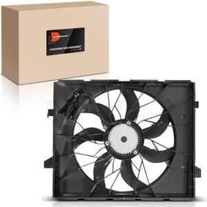 A-Premium Engine Radiator Cooling Fan Assembly with Brushless Motor Compatible with Select Jeep & Dodge Models - Grand Cherokee 2014-2021, Grand Cherokee WK 2022, Durango 2014-2023