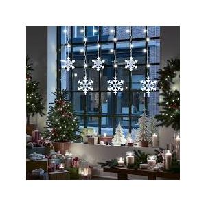 Brightown Snowflake Icicle Christmas Lights, Model: DMI-I-192