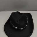 Vikodah Kids Wide Brim Western Cowboy Cowgirl Hat - Boys Girls Felt Fedora Hats for 3-7 Years