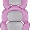 Newborn Baby Support Cushion Infant Insert 3D Mesh Breathable Liner Compatible with Stroller, Car seat, High Chair Etc (Pink)