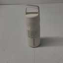 Stanley IceFlow Cap and Carry Water Bottle | Wide Mouth Twist Lid | Lightweight & Leakproof for Travel & Sports | Insulated Stainless Steel | BPA-Free (Cream Glimmer)