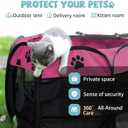 SENCONE Portable Pet Playpen, Dog Playpen Foldable Pet Exercise Pen Tents Cat House Playground for Puppy Kitten Indoor Outdoor Travel Camping Use