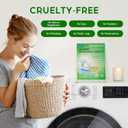 2 x Laundry Detergent Sheets, Ultra Concentrated Rapid-Dissolve Laundry Soap Sheets, Zero Residue, Plant-Based Stain Remover Plastic-Free Laundry Strips, Fresh Scent, 30 Count (Pack of 1)