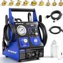 MR CARTOOL F109 Automatic Brake Bleeder Kit, 110V Electric with 9 Adapters