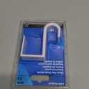 Hardware Essentials 852102 Over The Door Hook Small Plastic White