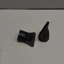 2PCS Hair Dryer Attachment Universal Black Plastic Blower Nozzle Replacement Styling Tool for Home Use or Professional Salon Hairdressing Blow Outer Diameter 4.2cm to 4.6cm