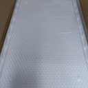 Stackable Storage Bins with Lids - 69 Gallon (273 Quart) - Plastic Collapsible Storage Containers with Wheels, Foldable, Open Front & Open Top, White Acrylic Storage Box - 3 PACK