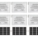6pcs W10346771A Produce Preserver and 3pcs W10311524 Air Filter Compatible with Whirlpool KitchenAid Refrigerator