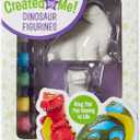 Melissa & Doug Created by Me! Dinosaur Figurines Craft Kit (2 Resin Dinosaurs, 6 Paints, Paintbrush)