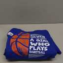 Hoops Girls Never Underestimate A Girl Who Plays Basketball Pullover Hoodie