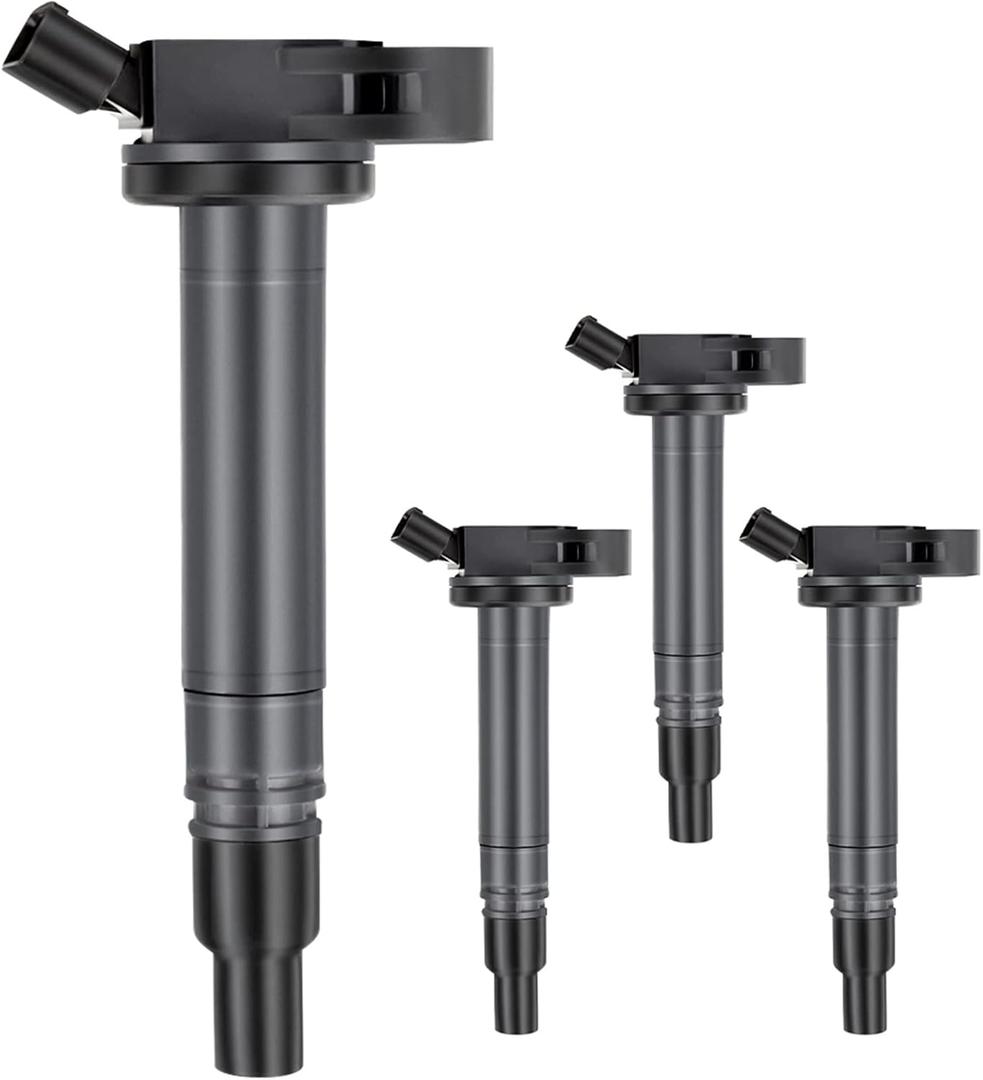 OCPTY Suitable 2010-2022 for Lexus GX460 4.6L/V8,2010-2022 for Toyota 4Runner 4.0L/V6,2011-2016 for Scion tC 2.5L/L4 Automotive Replacement Ignition Coils 4-Pins #UF507 (Set of 4)