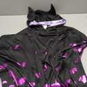 Black and Purple Bat Poncho Adult Size (1 Pc.) - Premium Material, One-Size-Fits-All, Perfect for Costume Parties & Halloween Events