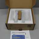 Veise VE019 Fingerprint Smart Lever Lock - APP Control, Keypad Door Lock with Handle, Keyless Entry for Front Door and Bedroom, Electronic Digital Knob, Remote Grant, IP55 Weatherproof, Satin Nickel