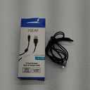 6 Foot Braided Nylon Micro Black Chrome USB Charge/Sync Cable