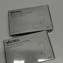 Heavy Duty Windproof Door Stopper, Mechanical Height Adjustable Floor Door Stops Keep Door Open, No Drilling Doorstops Door Catch Holder with Screws and Adhesive Pads, 2 Pack, Black