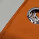 NICETOWN Blackout Burnt Orange Curtain & Drape - Room Darkening Light Blocking Window Treatment for Living Room, W52 x L84, 1 Panel