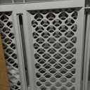 MYPET Universal Pet Gate: 26 - 42 Wide Dog Gate for Doorways with Pressure Fit or Swinging Door Hardware Mounting Types Included: 26" Tall; Gray