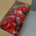 Ripeng 10 Pack Artificial Cherry Tomatoes 7.09" Long Artificial Fruit Lifelike Simulation Tomato Red Tomatoes Decoration Fake Tomato Faux Fruit Fake Vegetables Props for Home Kitchen Cabinet Decor