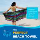 Ben Kaufman Terry Beach & Pool Towel - Large Cotton Towels for Pool, Beach, Bath, Gym & More - Soft, Absorbent & Oversized Beach Towel Bundle - Multipack with Assorted Colors - 30 x 60 (6-Pack)