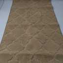 COSY HOMEER-Kitchen-Rugs-Non-Slip-Washable 24"x60" Absorbent Kitchen Runner Rug Polyester Kitchen Mats for Floor Soft Standing Floor Mats for Sink Mat,Hallway,Laundry,Beige