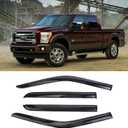 94975 Rain Guards for Trucks Window Visors 2015-2022 F0RD F150 Super/Crew Cab Window Deflectors,Vent Window Visors,4 PCS