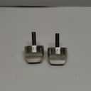 BQLZR Burner Control Dial Knob Range Oven Replacement, Stainless Steel Cooker Top Burner Control Knob,(Fits Models: C2S, CGS) Replacement for GE Replacement for Hotpoint D-Shaped Shaft Pack of 2