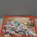 CASTORLAND 1000 Piece Jigsaw Puzzles, Romantic City Sunset, Charming Riverside Terrace, Painterly Landscape, Adult Puzzle, C-104956-2, 26.8 x 18.5 inches