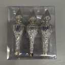 RoseCraft Christmas Ornaments Set, 6.3Inch Plastic Shatterproof Christmas Ball Hanging Ornaments for Xmas Tree Decorations, for Indoor Home Thanksgiving Halloween Party Decor - 6Pcs / Champagne.