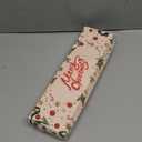 Christmas Tree Topper Bow53x13 Inches Large Christmas Bow with Glitter Streamer and Patterned RibbonDecorative Bows for Xmas Tree Wreath Door Festival Home Decor(Blue & White Snowflake)