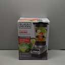 BLACK+DECKER PowerCrush Multi-Function Blender with 6-Cup Glass Jar, 4 Speed Settings, Silver