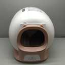 Self Cleaning Litter Box with Auto Safety Sensors for Multiple Cats - Automatic Cat Litter Box Self-Cleaning - Covered Odor Removal with APP Control - Compatible On All WiFi - Electric Robot (Pink)