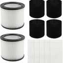 Shop Vac 90398 Cartridge Filter Replacement, For Type AA Wet/Dry Vacuums, Compatible with 9039800/9039833/118692(White,Size:/)