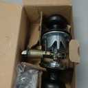 Schlage F40 GEO 716 Georgian Door Knob, Bed & Bath Privacy Lock, Aged Bronze